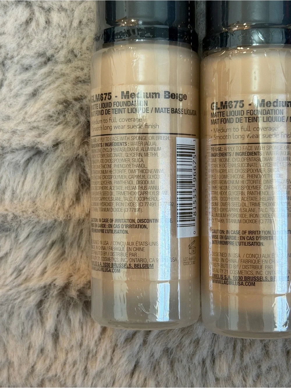 2 L.A. Girl PRO. Matte High Definition Long Wear Matte Foundation Medium Beige